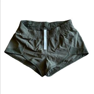 Army Green Lululemon Short Active Shorts
